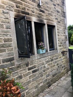Flood damaged kitchen