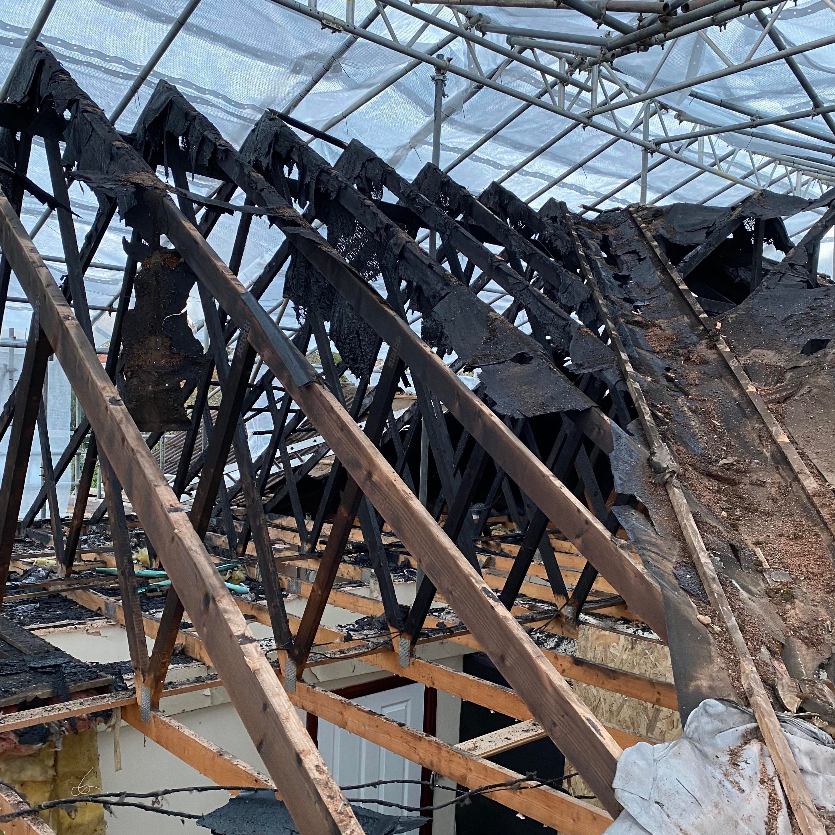 Fire damage